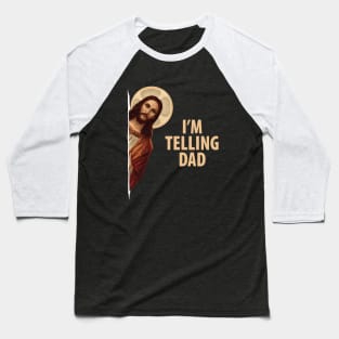 I'm Telling Dad Baseball T-Shirt